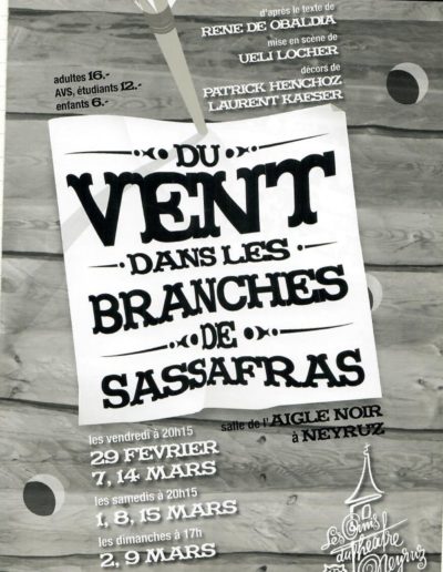 Du vent dans les branches Sassafras